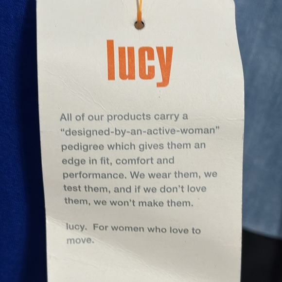 LUCY ACTIVEWEAR SS WORKOUT TEE - SHEER LILAC - 2X - NWT - Picture 5 of 8